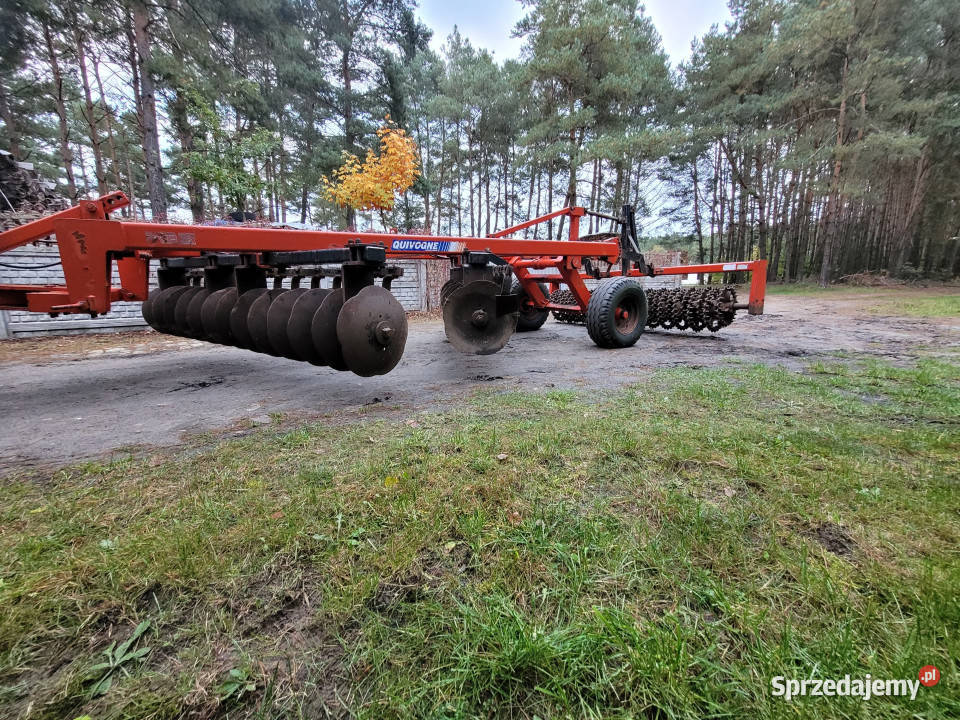 Brona talerzowa z wałem CROSSKILL 3 m QUIVOGNE nieuszkodzony Spławie sprzedam