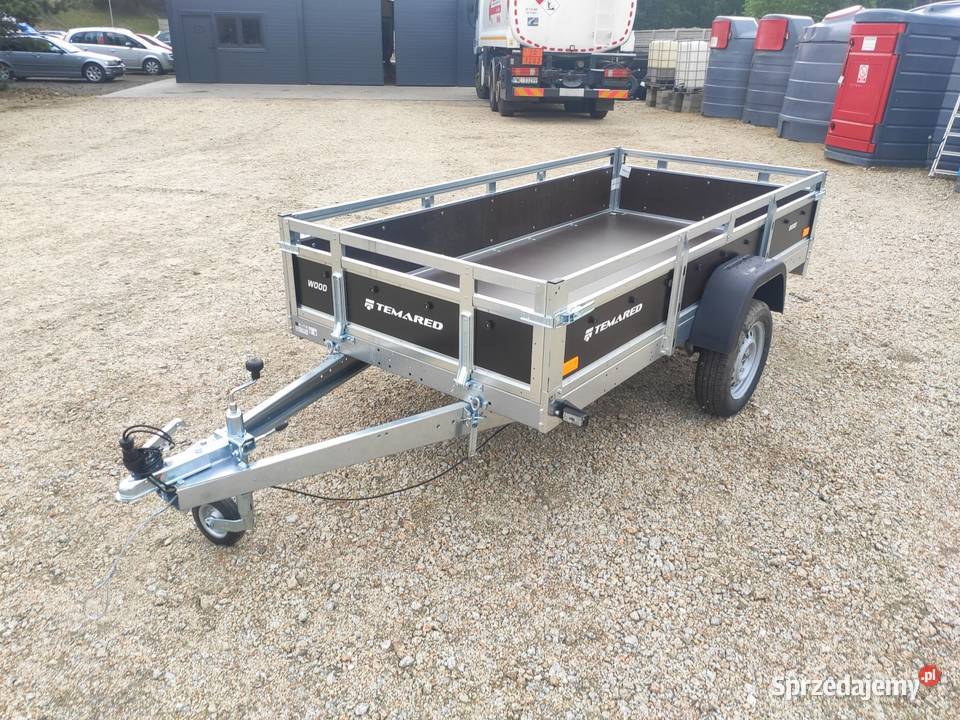 Przyczepka Tema WOOD 2612R KIPP stalowe wysokie 526kg sprzedam
