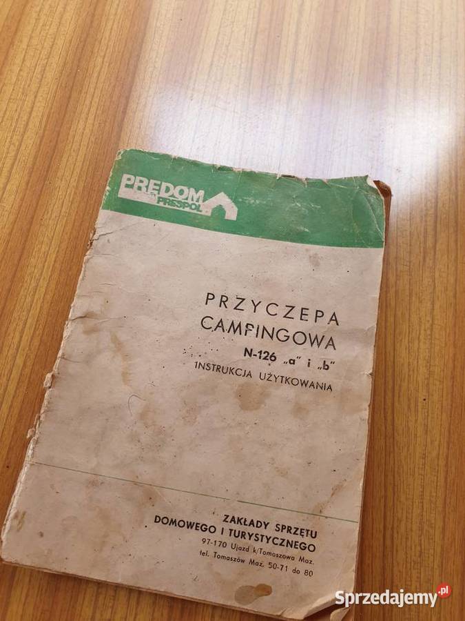 Przyczepa kempingowa niewiadów N126 b Mikołów