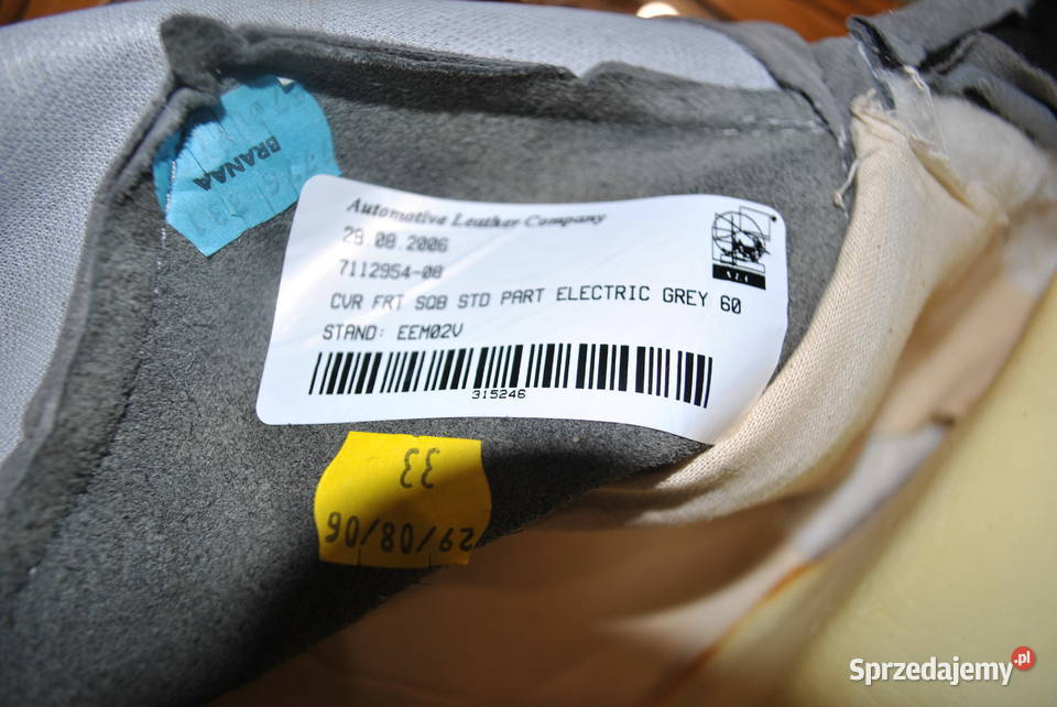 Poszycie oparcia fotela kierowcy BMW E60 E61 Poręba