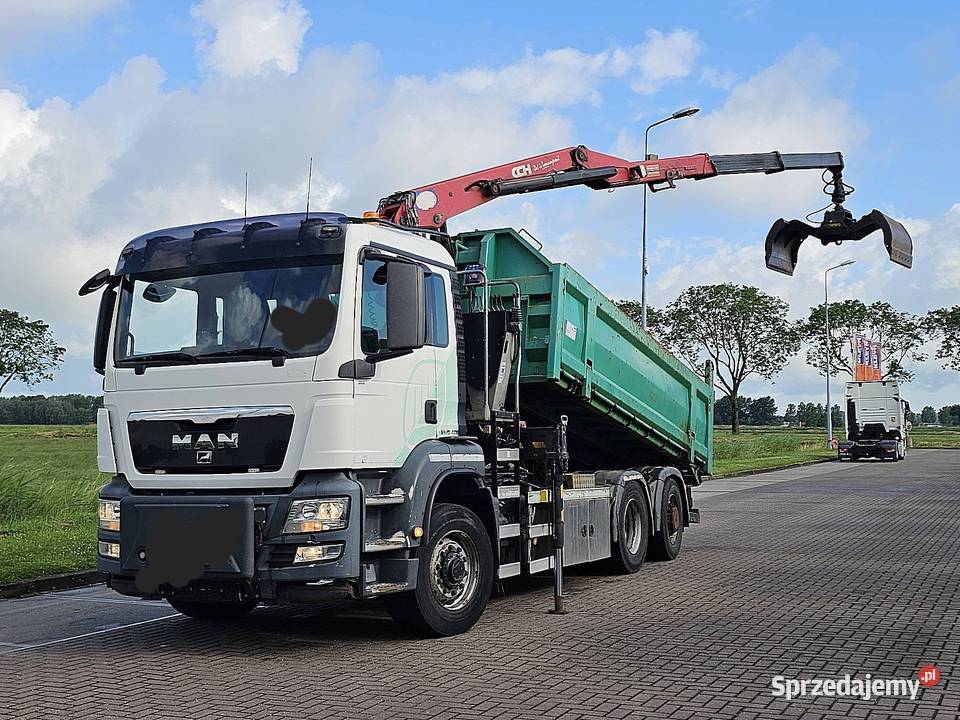 Wuwrotka 6x2 6x4 H Bordmatic z dzwigiem Man TGS 65533km Wywrotki Warszawa