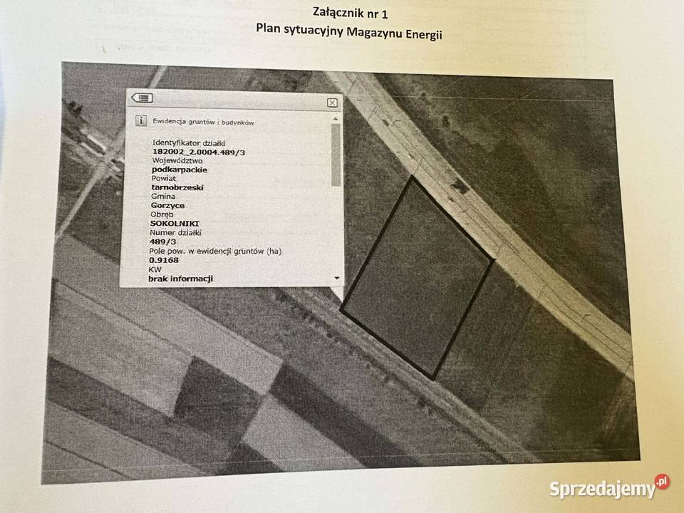 Działka Rolna 09168 ha Sprzedaż
