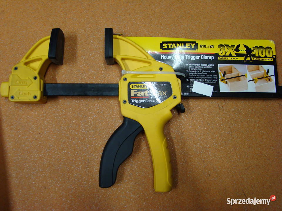 Ścisk stolarski STANLEY FAT 610 mm Ref 083007 Bielsko-Biała