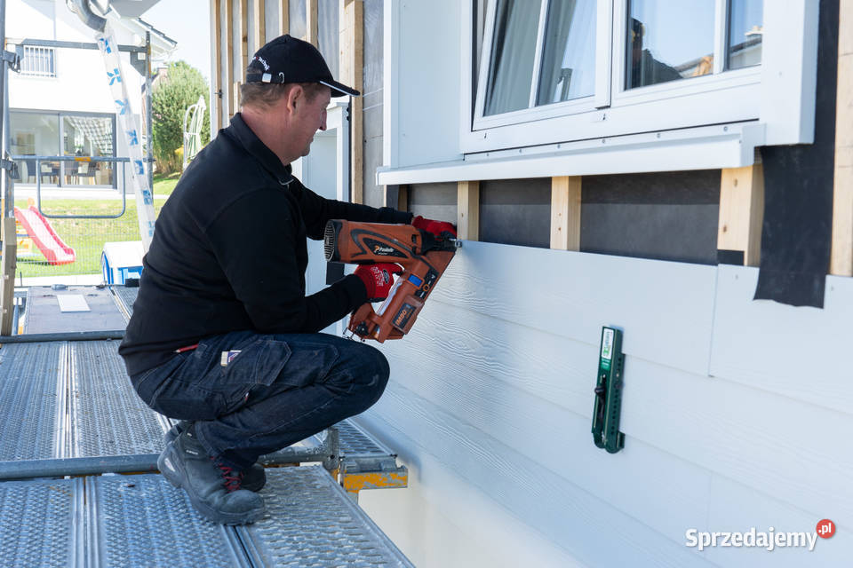Antracytowe deski elewacyjne włóknocementowe pomorskie
