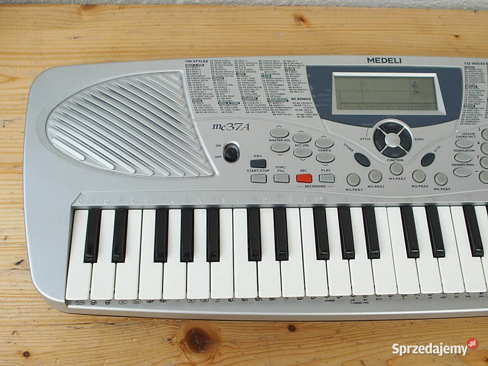 Firmowy keyboard dzieci Medeli MC37A Kłodzko