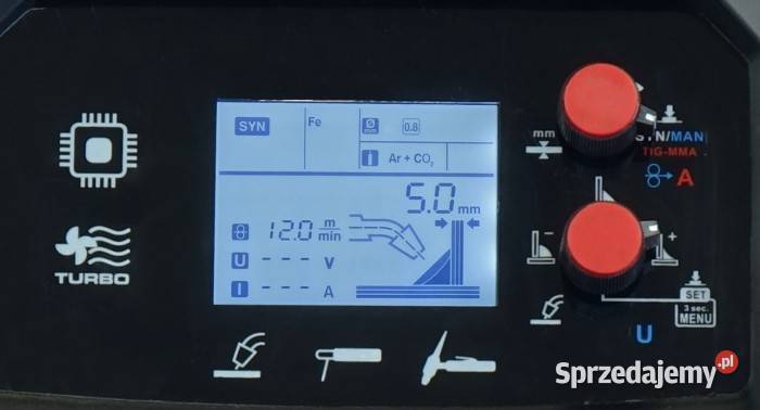 TECNO MIG 205 LCD MIGTIGMMA SYNERGIC Półautomaty spawalnicze Gniezno