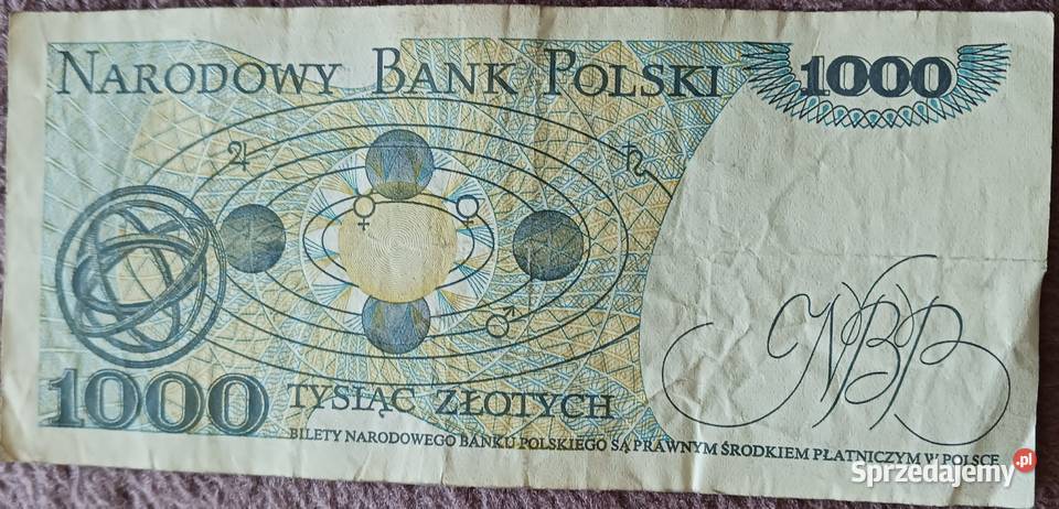 1000 M Kopernik seria HW 1VI1982 r Konin