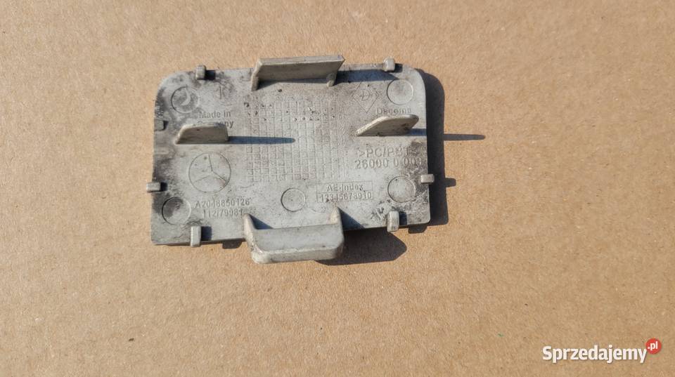 Mercedes C W204 AMG ZAŚLEPKA ZDERZAKA HAKA PRZOD Karoseria Ruda Śląska