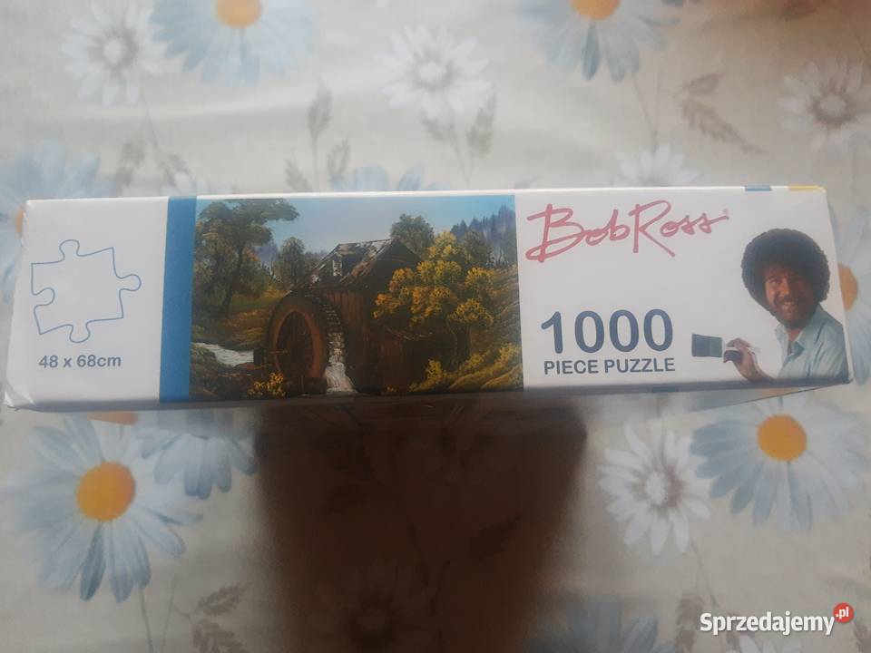 Puzzle 1000 elementów Bob Ross nowe ciekawa Papier lubelskie Karczmiska Pierwsze