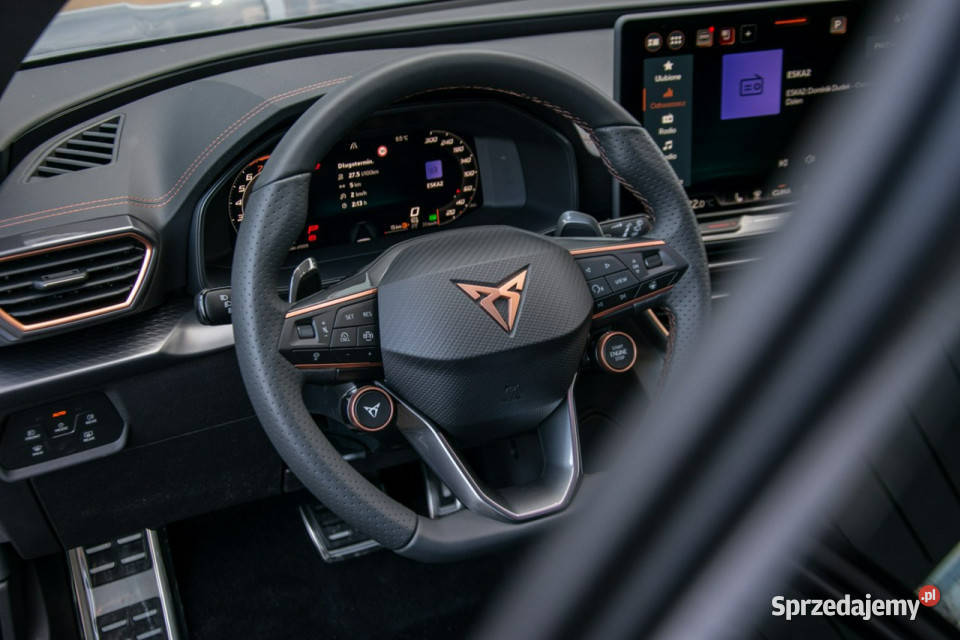 Cupra Leon 15 eTSI 150 DSG Dostępny ręki czujnik parkowania Łódź