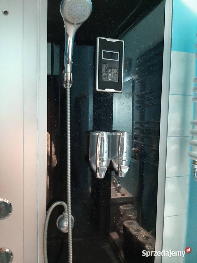 Wanna z kabiną czarny Akcesoria łazienkowe Koszalin