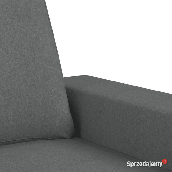 3osobowa sofa z podnóżkiem ciemnoszary 180 Warszawa