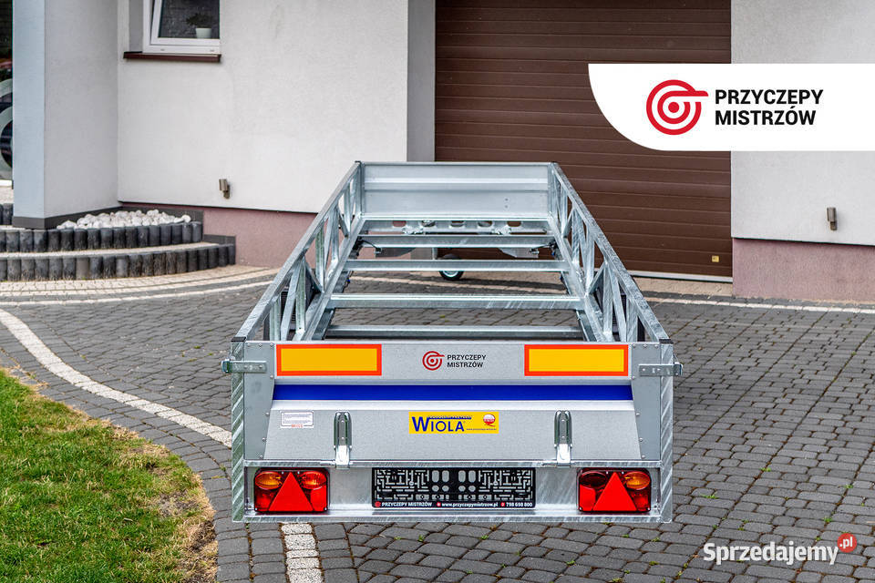 NOWA 2023 Mocna przyczepa Dłużyca ramowa WIOLA Dąbrowa Górnicza