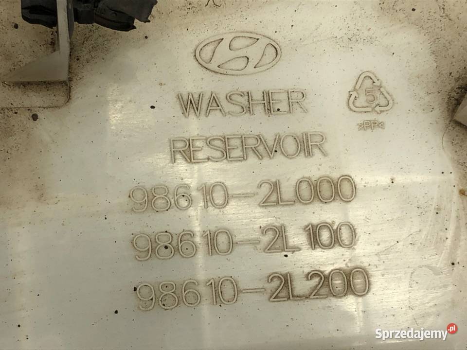 ZBIORNIK SPRYSKIWACZY HYUNDAI i30 Kombi 0712 16 osobowe Zbiorniki płynu do spryskiwaczy sprzedam