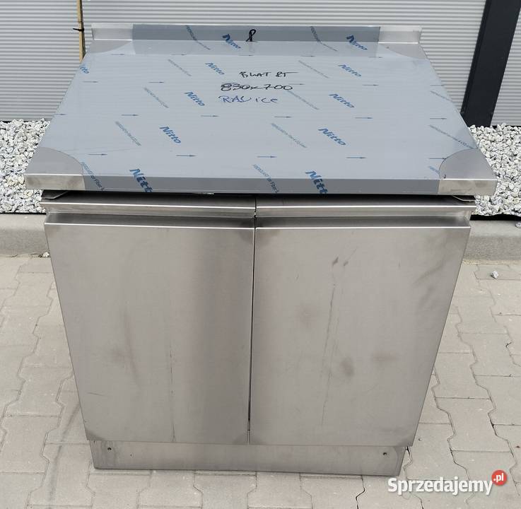Stół gastronomiczny 83x70x91 z szafką wielkopolskie Słupia Kapitulna