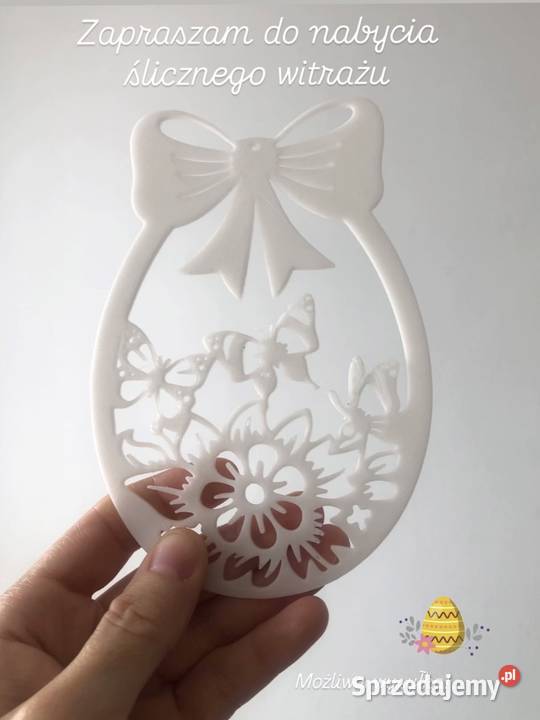 Mały witraż z motylkiemWielkanoc Wielkanoc Kłodawa