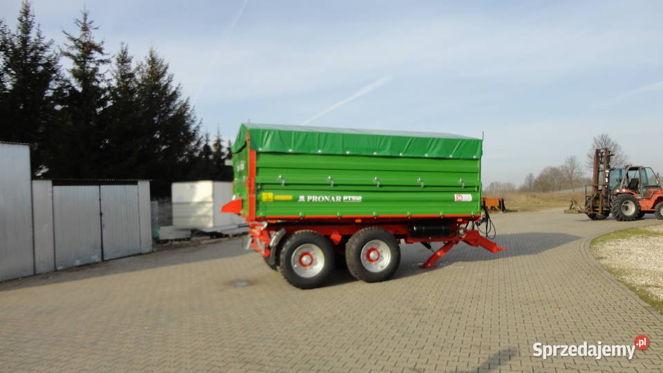 Przyczepa rolnicza Tandem burtowa paletowa PT512 Kozenin