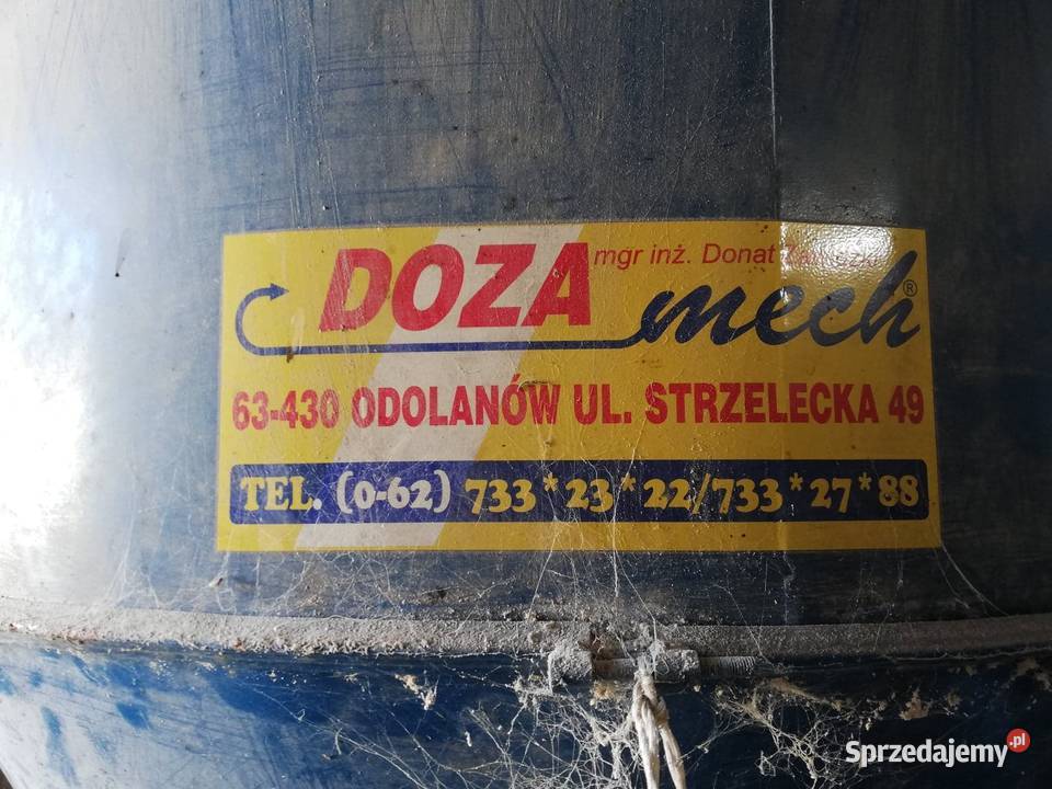 Śrutownik ssąco tłoczący mieszalnik waga Rzgów