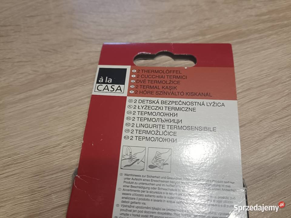 Łyżeczki termiczne 2 ala Casa pomorskie Kwidzyn sprzedam
