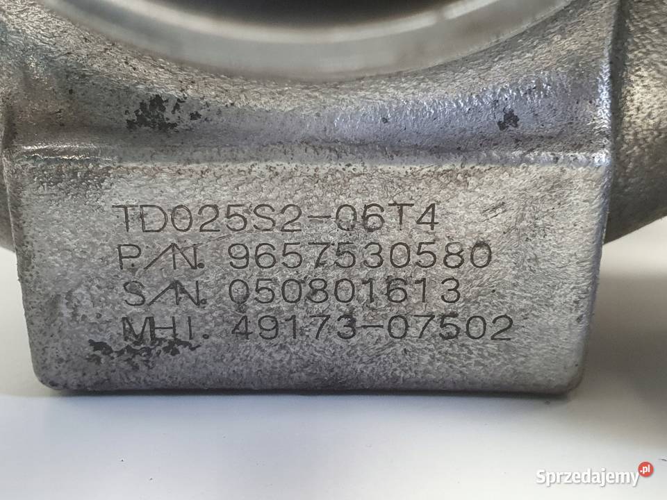 Peugeot Partner II 16 HDI TURBOSPRĘŻARKA turbo Janów