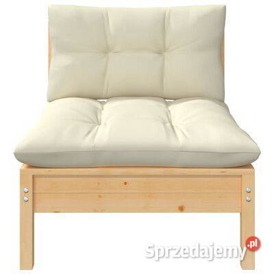 vidaXL 3cz zestaw wypoczynkowy do ogrodu kremowe Warszawa