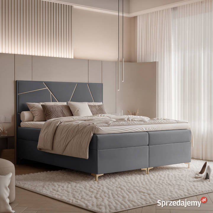 Łóżko kontynentalne EMILIO 120 140 160 180 Łóżka i materace Białystok