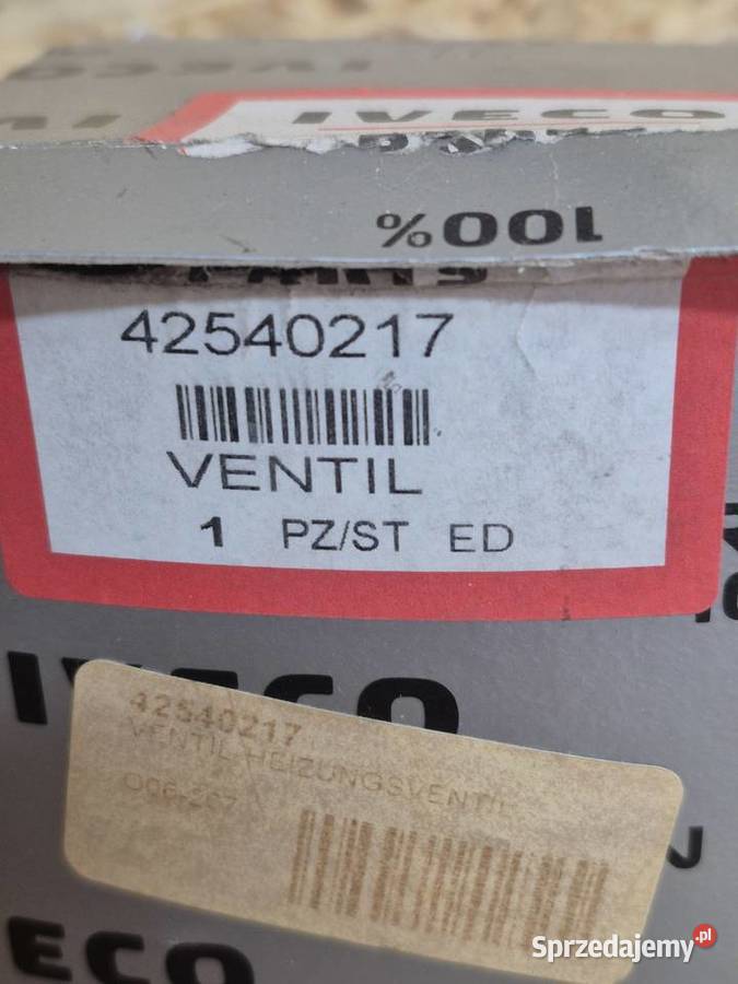 Zawór ogrzewania Iveco Stralis Trakker lubuskie Obłotne