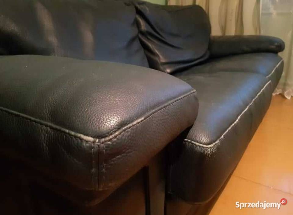 Sofa 3osobowa Roche Bobois Ascot zielona 82cm Tomaszów Lubelski