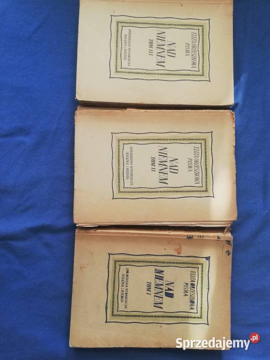 Książka Niemnem 123 Tom Pozostałe Warszawa