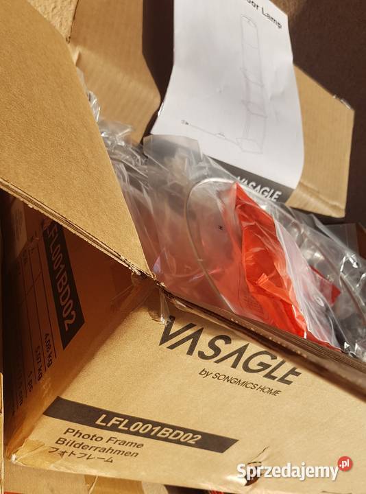 Lampa stojąca podłogowa z regałem 3 półki led Golina sprzedam