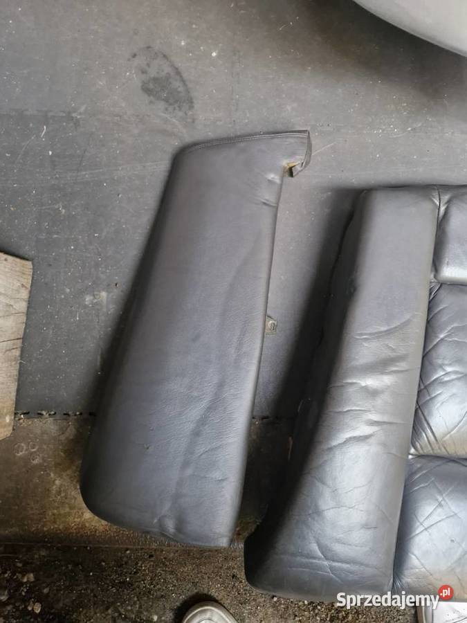 Kanapa Audi 80 Cabrio szara skóra