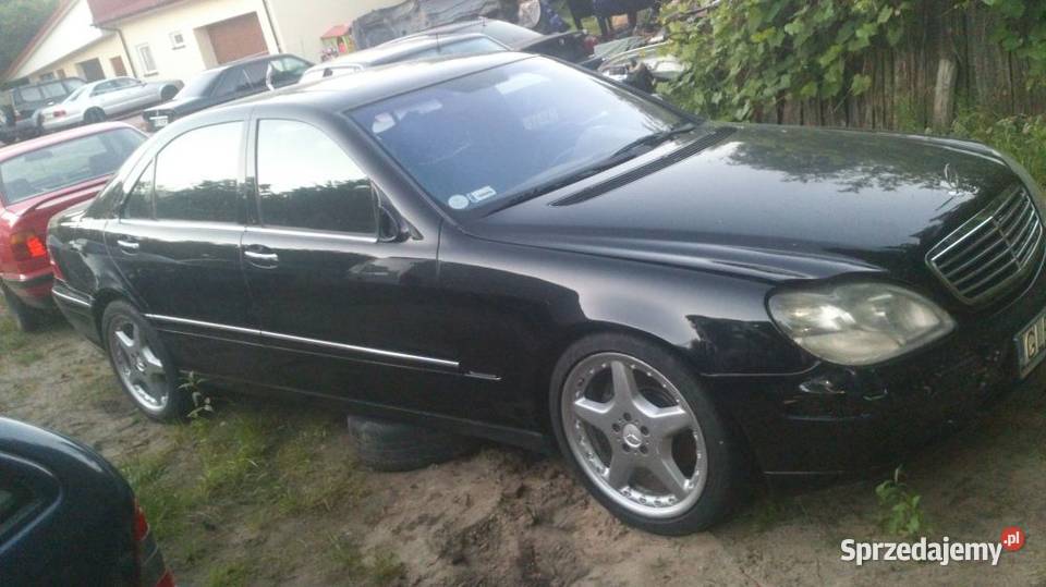 Mercedes W220 maska czarna 197 transport Części samochodowe Warszawa sprzedam