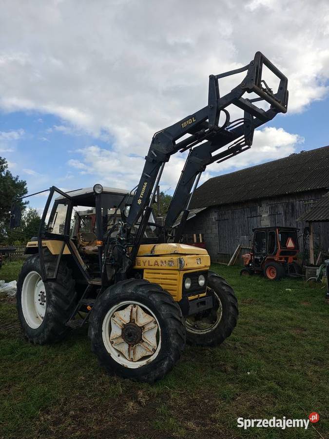 Leyland 704 z turem Traktor Case 1490 Kalisz sprzedam