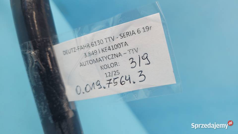 DEUTZFAHR 6130 TTV PRZEWÓD RURA HYDRAULICZNA Chełmno