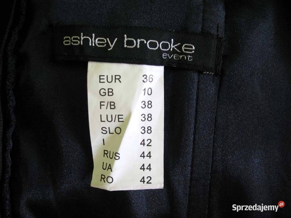 Sukienka haft i szyfon 36 S biust 82 Ashley Siedlce