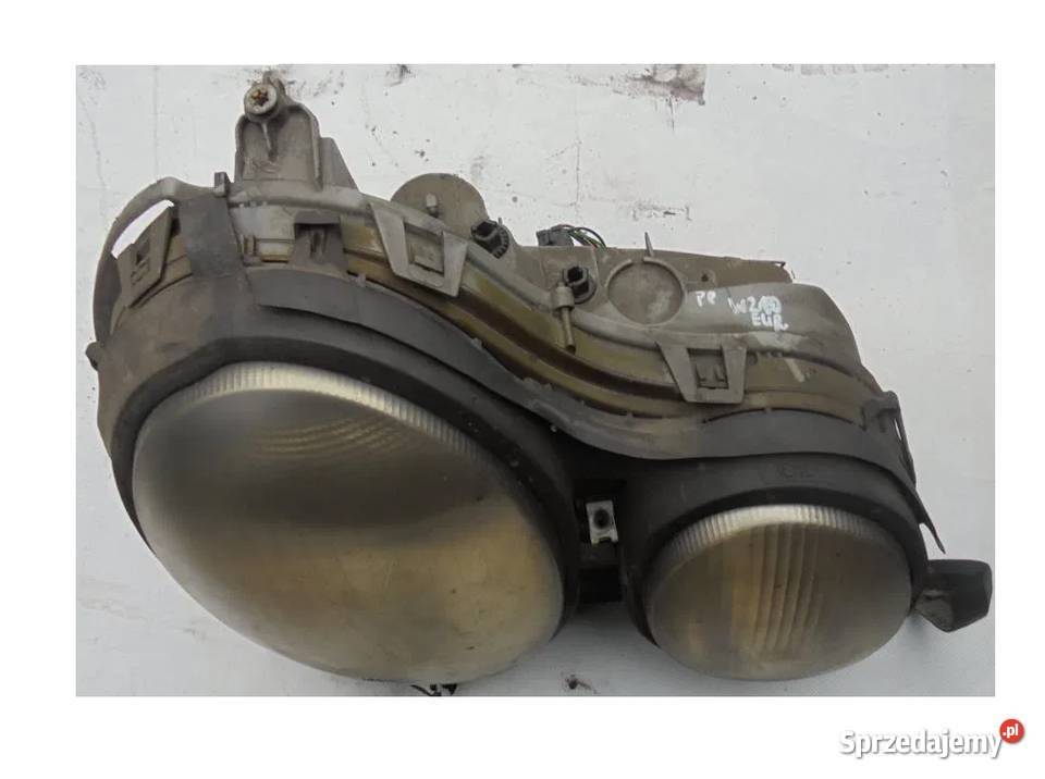 Mercedes W210 okular prawy reflektor lampa przód osobowe łódzkie Ksawerów