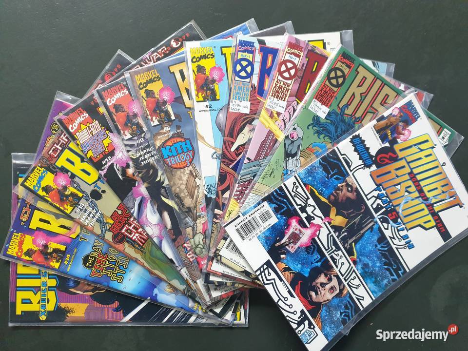 Gambit Bishop zestaw 11 oryginalnych komiksów pomorskie