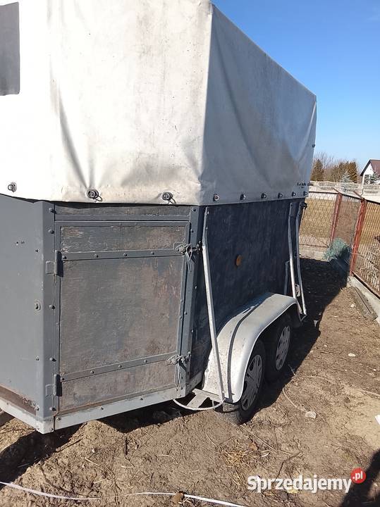 Sprzedam przyczepę do przewozu koni mazowieckie Miejska Dąbrowa