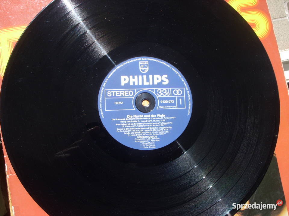 Pop LP DEMIS ROUSSOSDIE NACH UND 1976 płyta winylowa Wołów