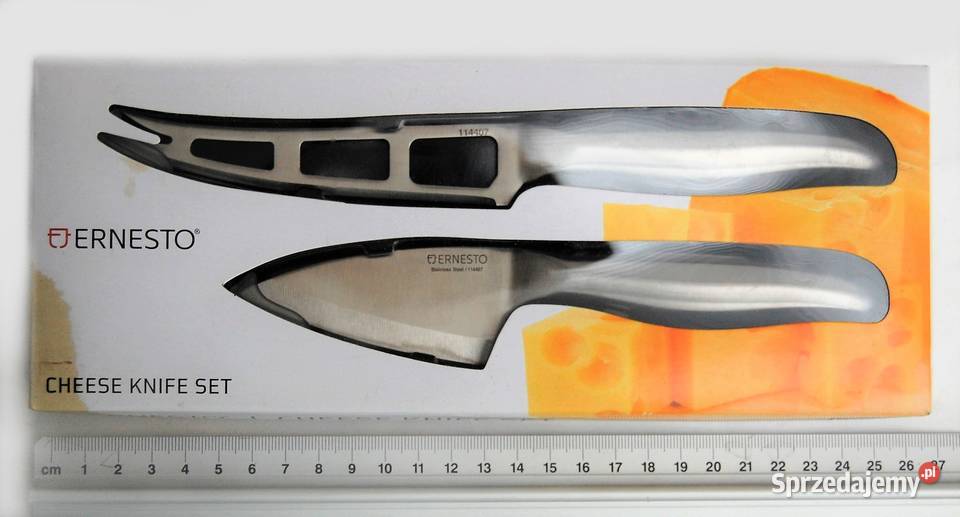 Zestaw dwóch noży do sera ze stali szlachetnej lubelskie Lublin