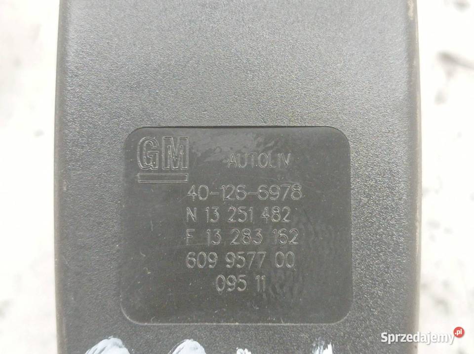 ZAPINKA PASA BEZPIECZEŃSTWA TYŁ KANAPY KOMPLET