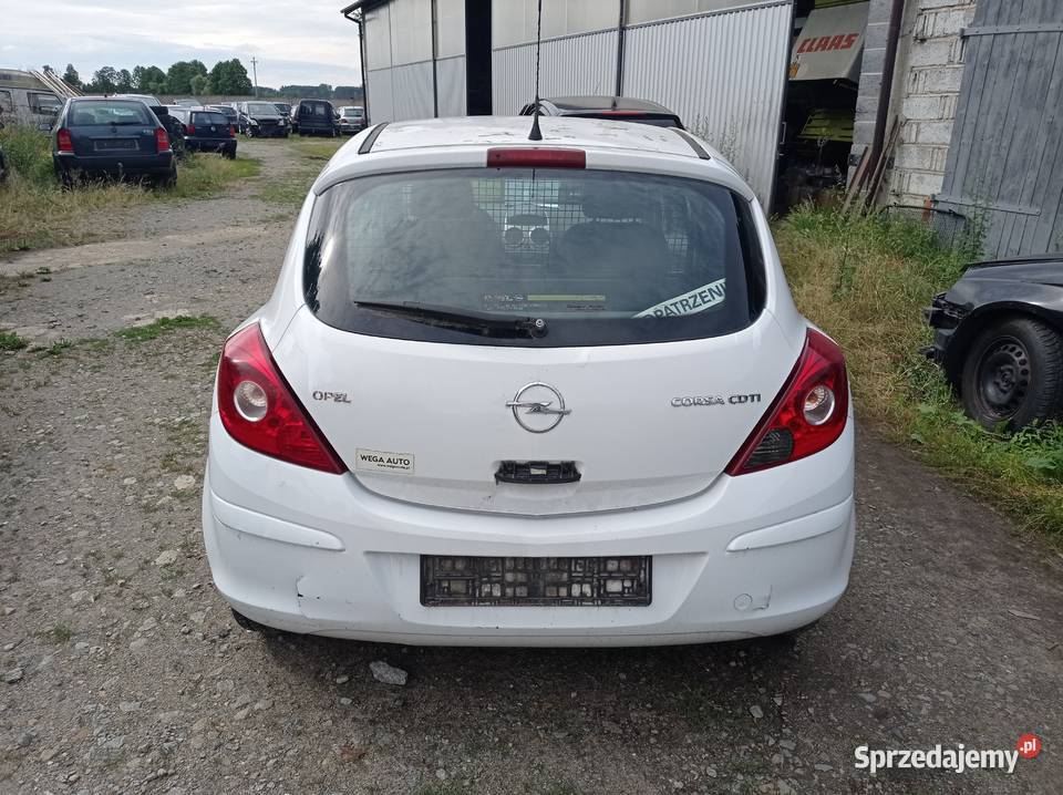 Opel Corsa D Van 12 55 kW 2008 r dawca części Samochody na części wielkopolskie Szklarka Myślniewska
