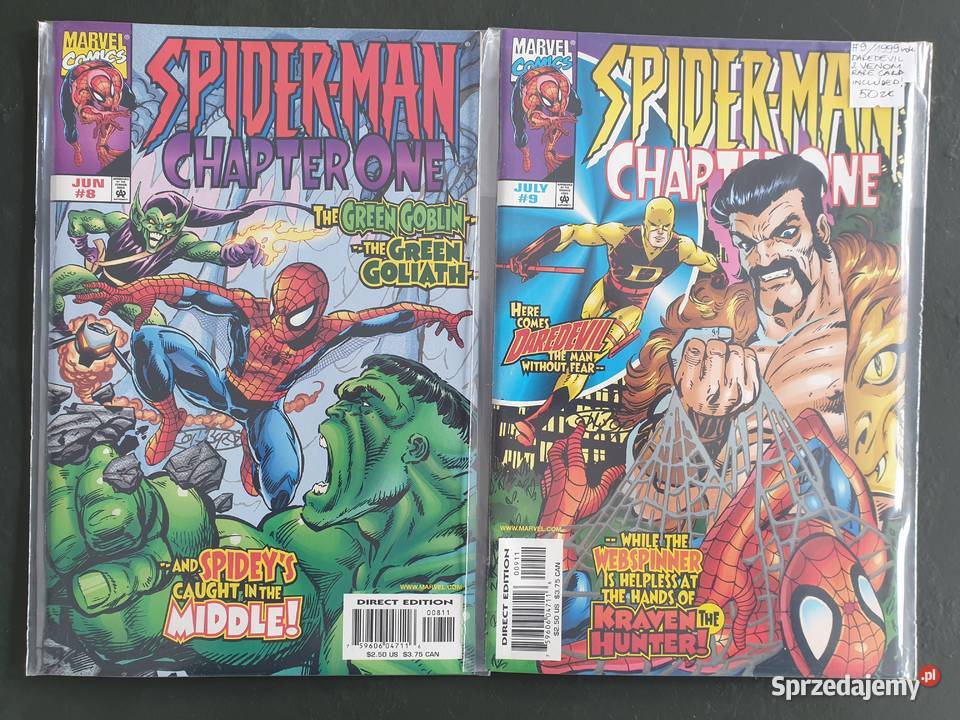 SpiderMan Chapter One 7 oryginalnych komiksów Gdynia