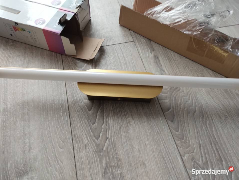 kinkiet lustro obraz do łazienki led mosiądz 3 Poznań