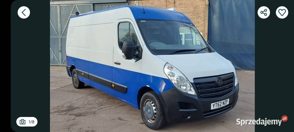 Vauxhall Movano Kamper 2013 23d samoróbka mazowieckie Krasnosielc