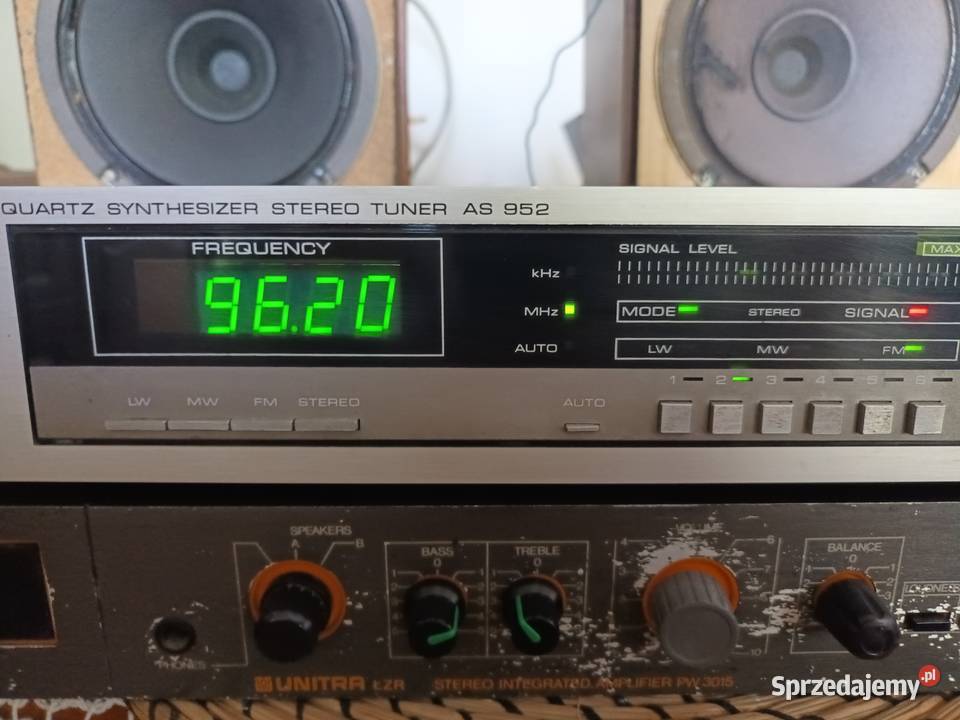 Tuner Unitra Diora AS 952 przestrojony 88108 FM Tychy sprzedam