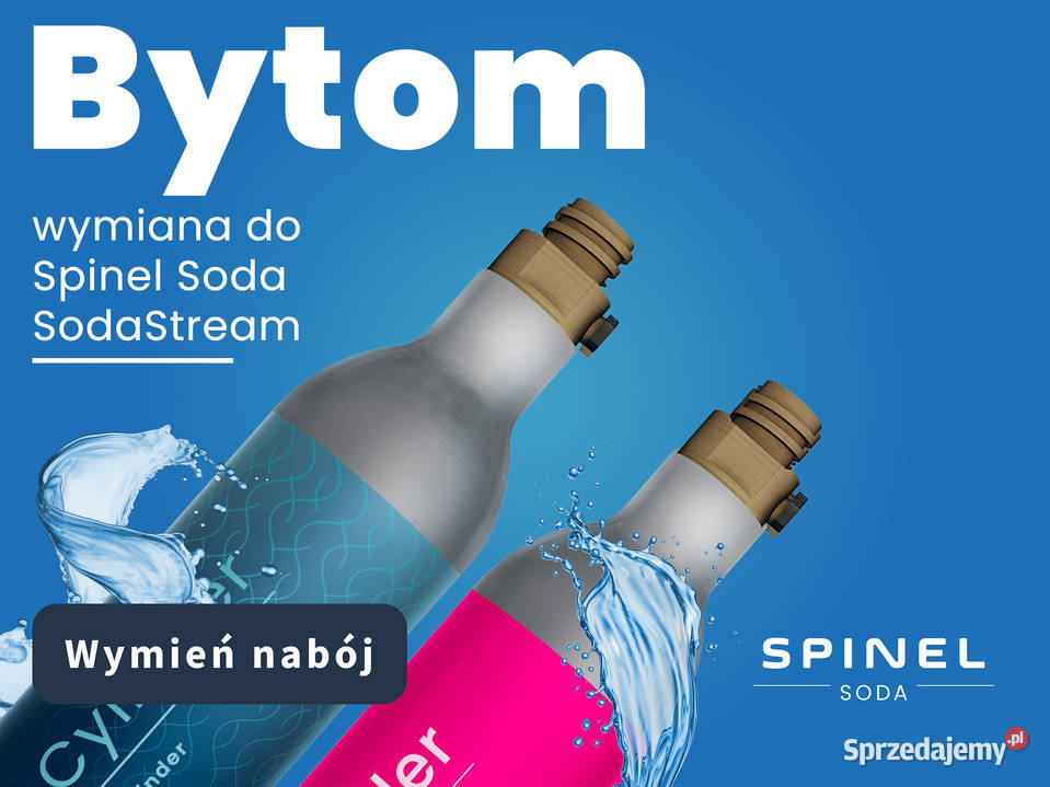 WYMIANA gaz CO2 do SODASTREAM Bytom i Spinel