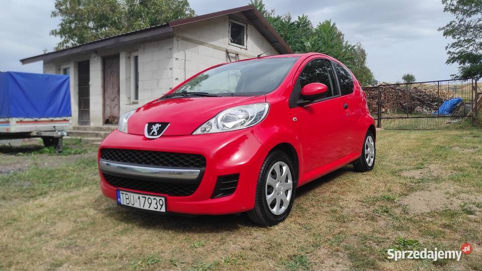 Peugeot 107 2009r 10 benzyna 68 191 przebiegu