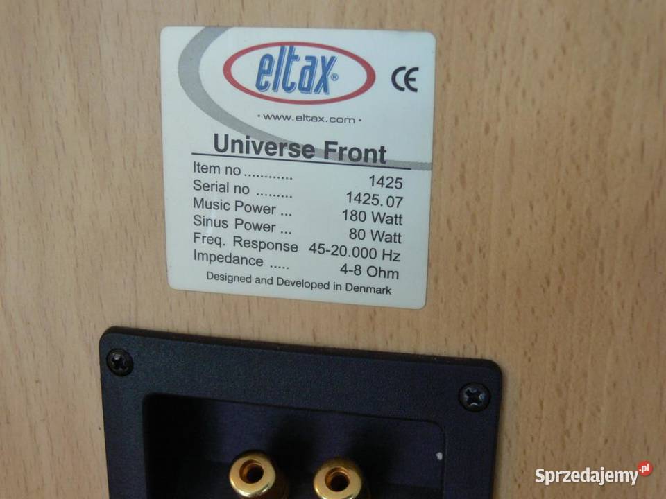 Duńskie kolumny Eltax 2 x 180 wat WYSYŁKA Jasło