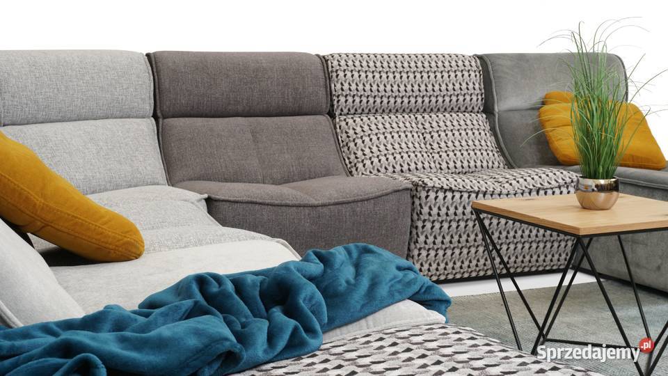 Wypoczynek Narożnik Modułowy Skóra Tkaniny Każdy Gliwice
